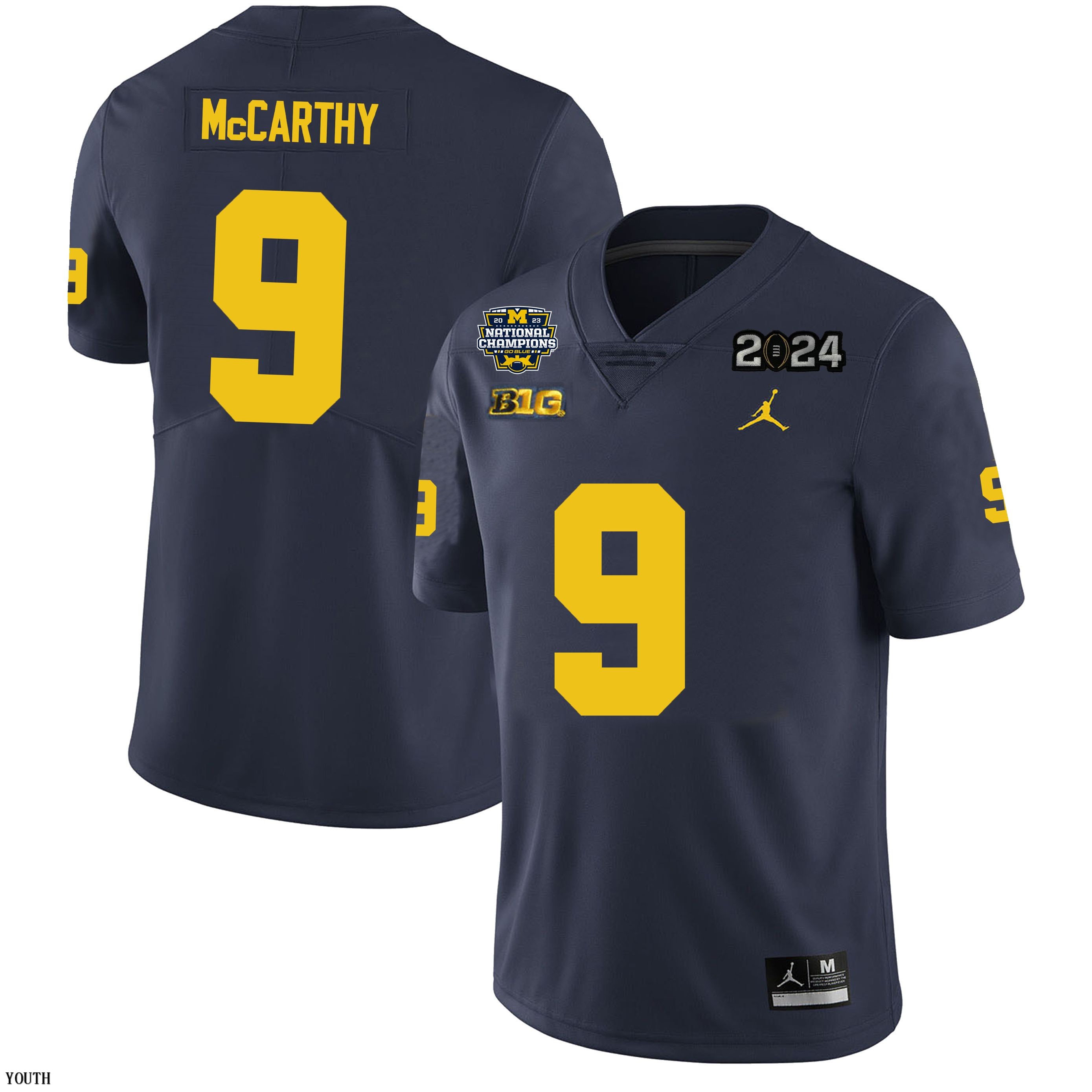 J.J. McCarthy Jersey - Michigan Football Uniform - University Of ...